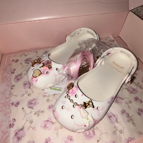 LoveShackFancy x crocs ballet flats / sandles / shoes women’s size 6 - Picture 5 of 7